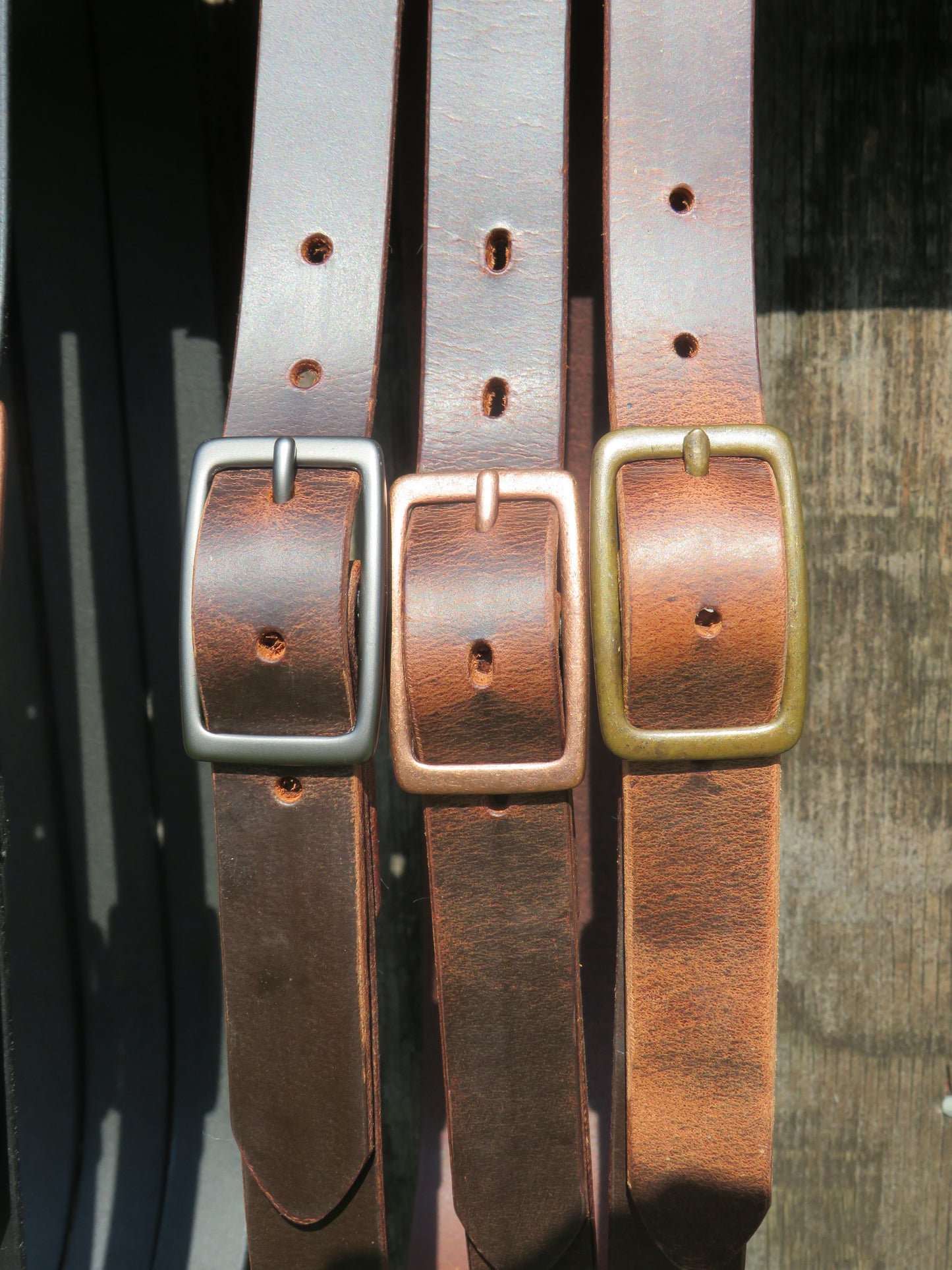 1 inch wide Full grain Water Buffalo leather belt