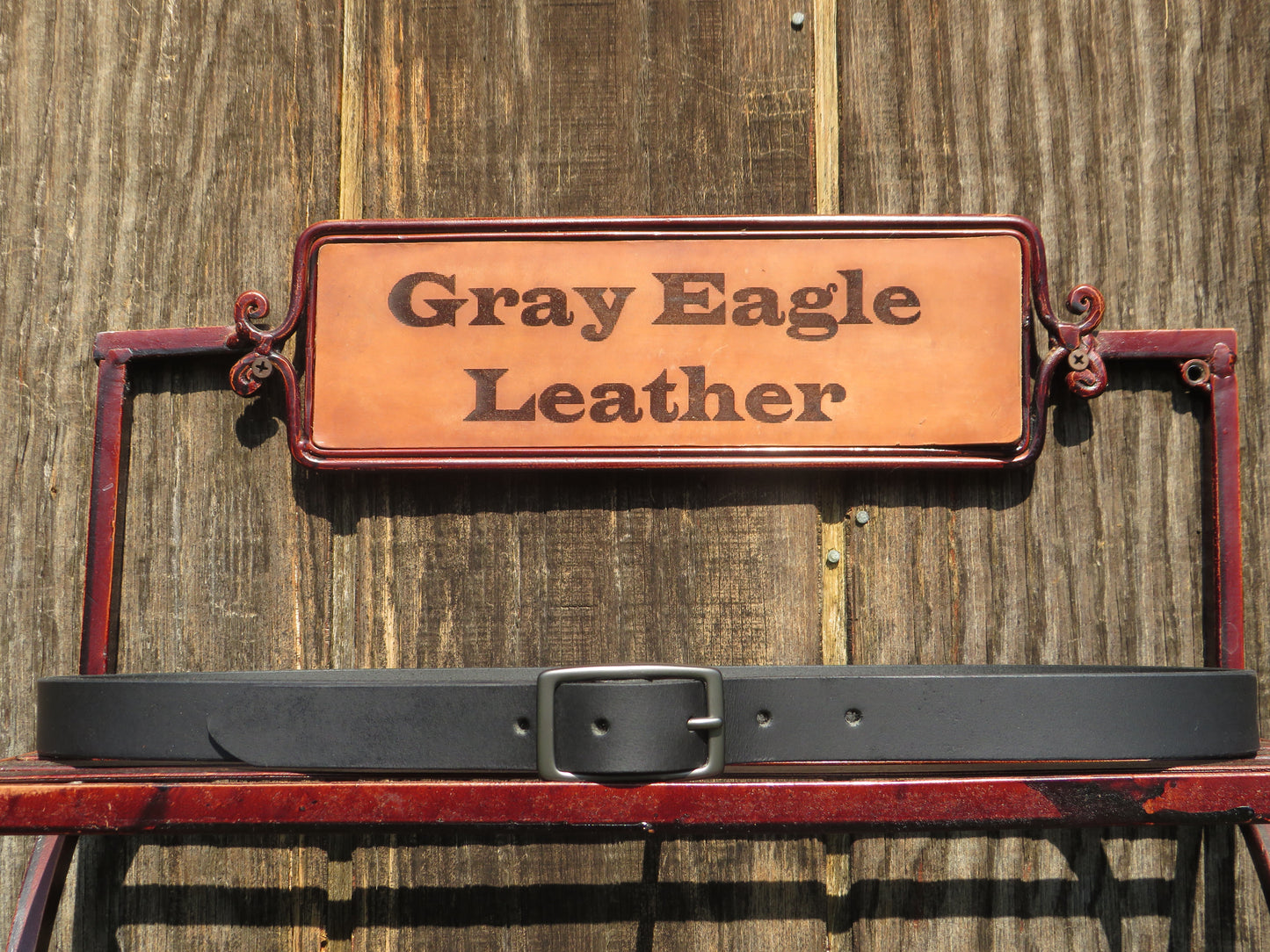 1 inch wide Full grain Water Buffalo leather belt