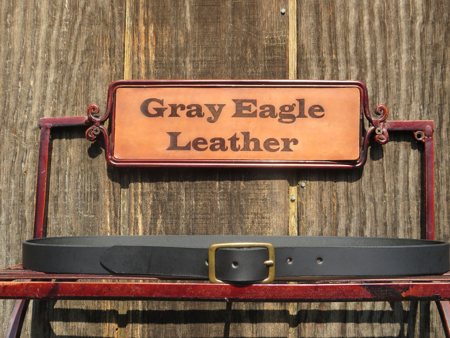 1 inch wide Full grain Water Buffalo leather belt