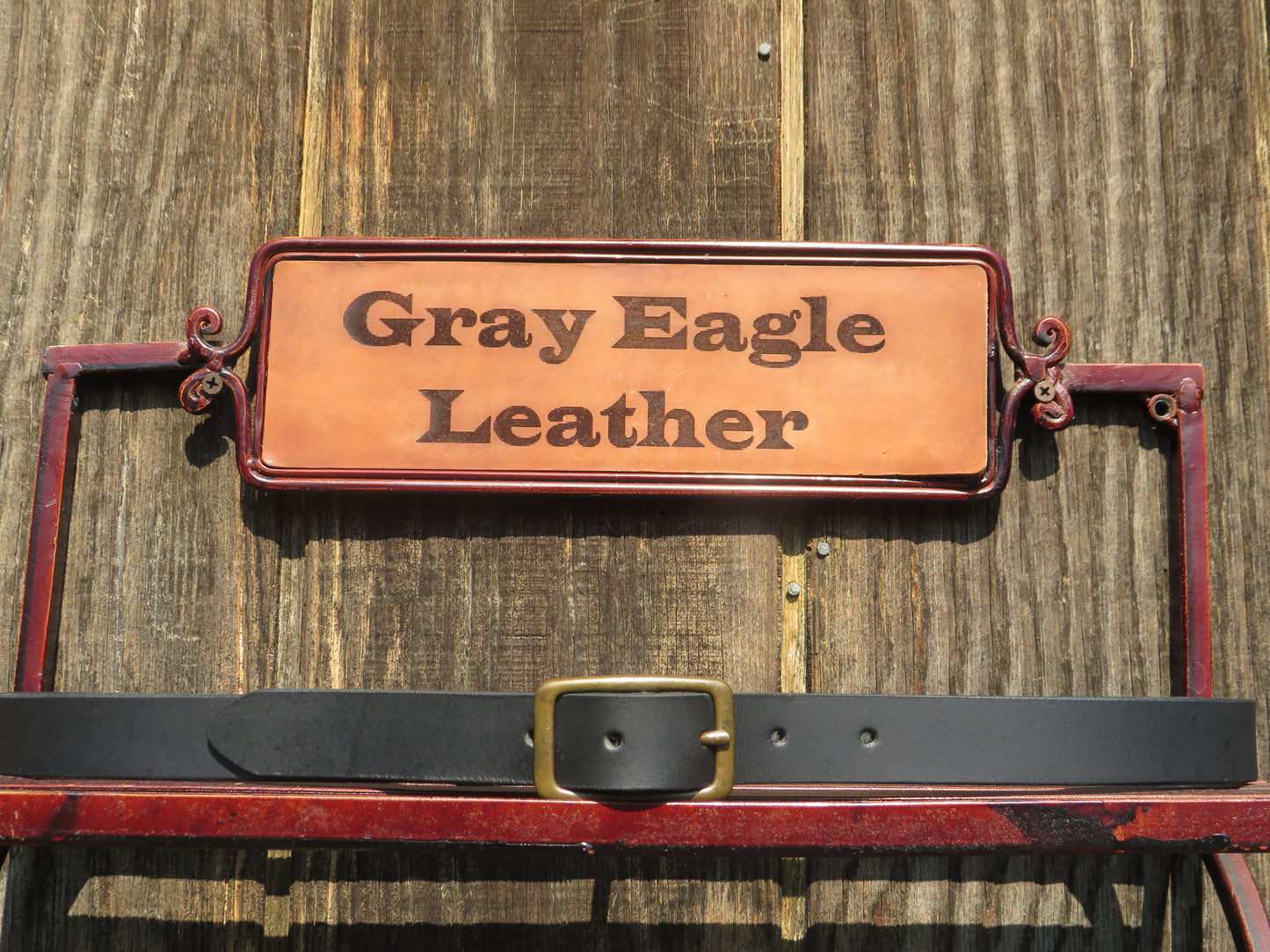 1 inch wide Full grain Water Buffalo leather belt
