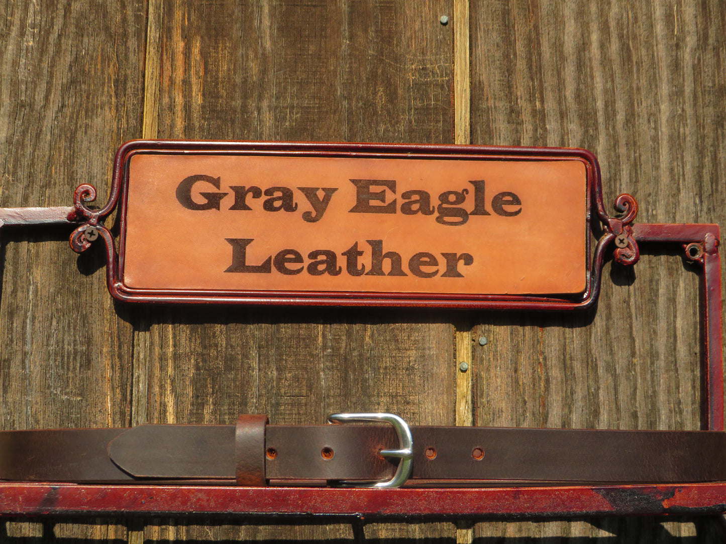 1 inch wide full grain brown leather belt