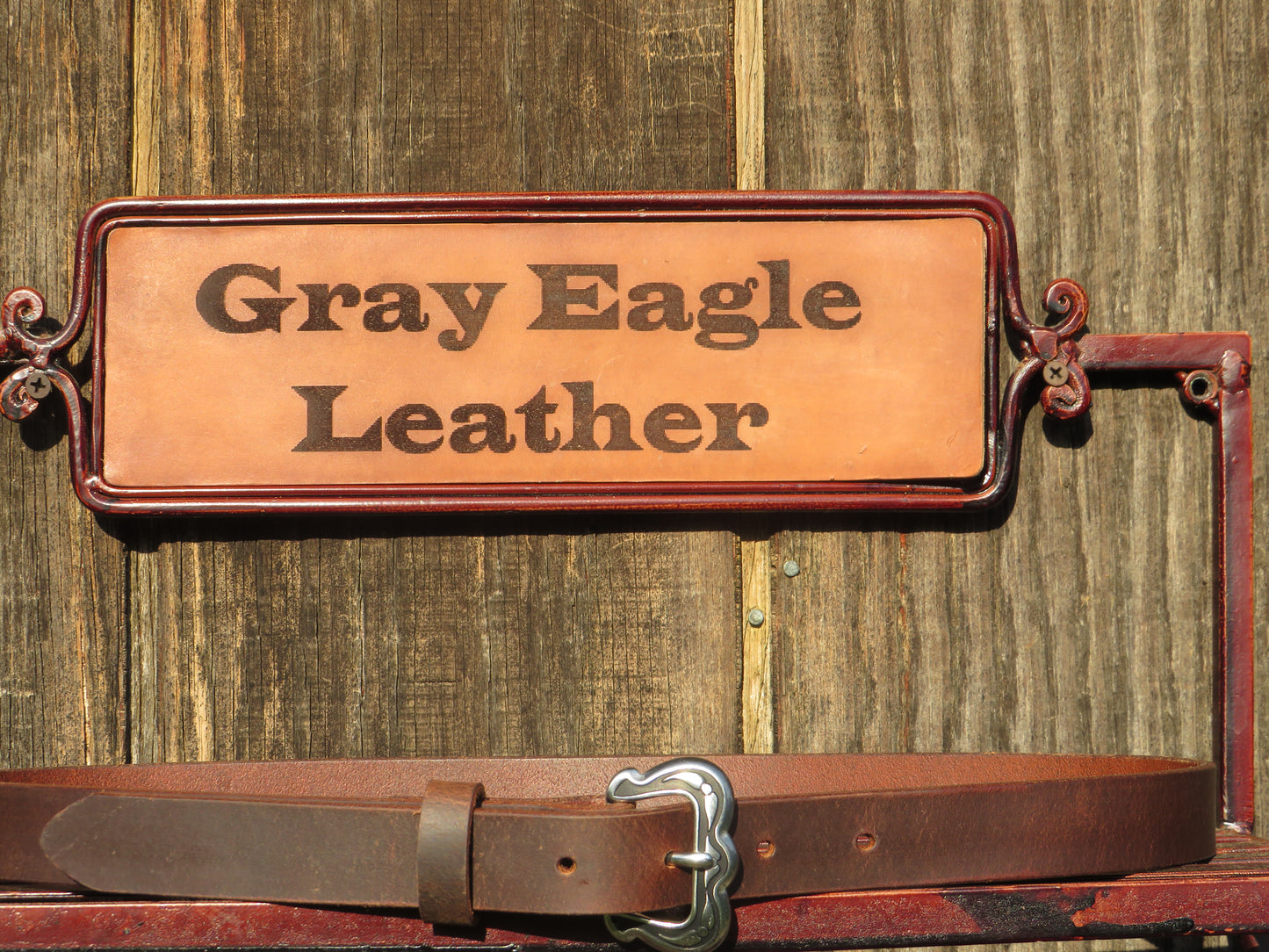1 inch wide full grain brown leather belt