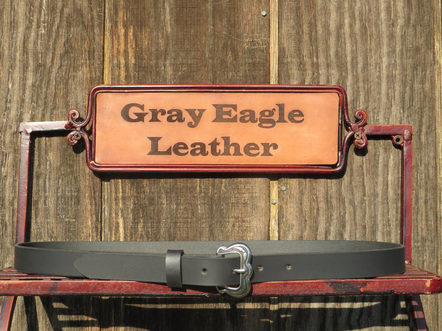 1 inch wide full grain brown leather belt