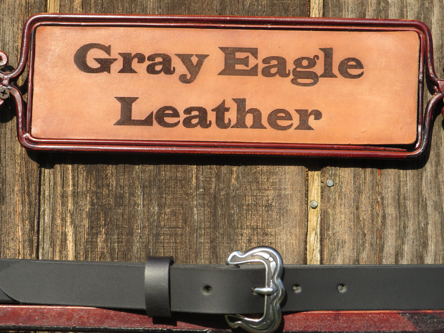 1 inch wide full grain brown leather belt