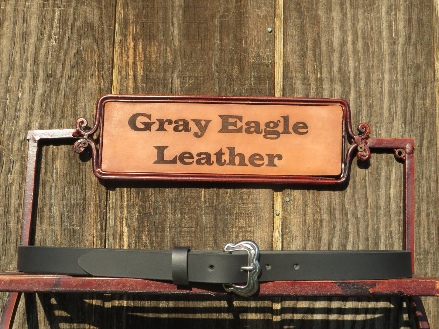 1 inch wide full grain brown leather belt