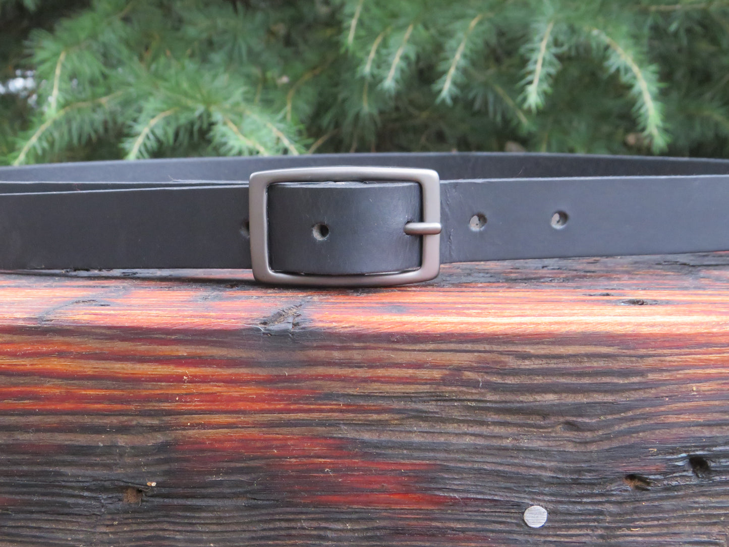 Narrow leather belt, Womans Belt  full grain black leather mens leather belt,1 inch wide belt