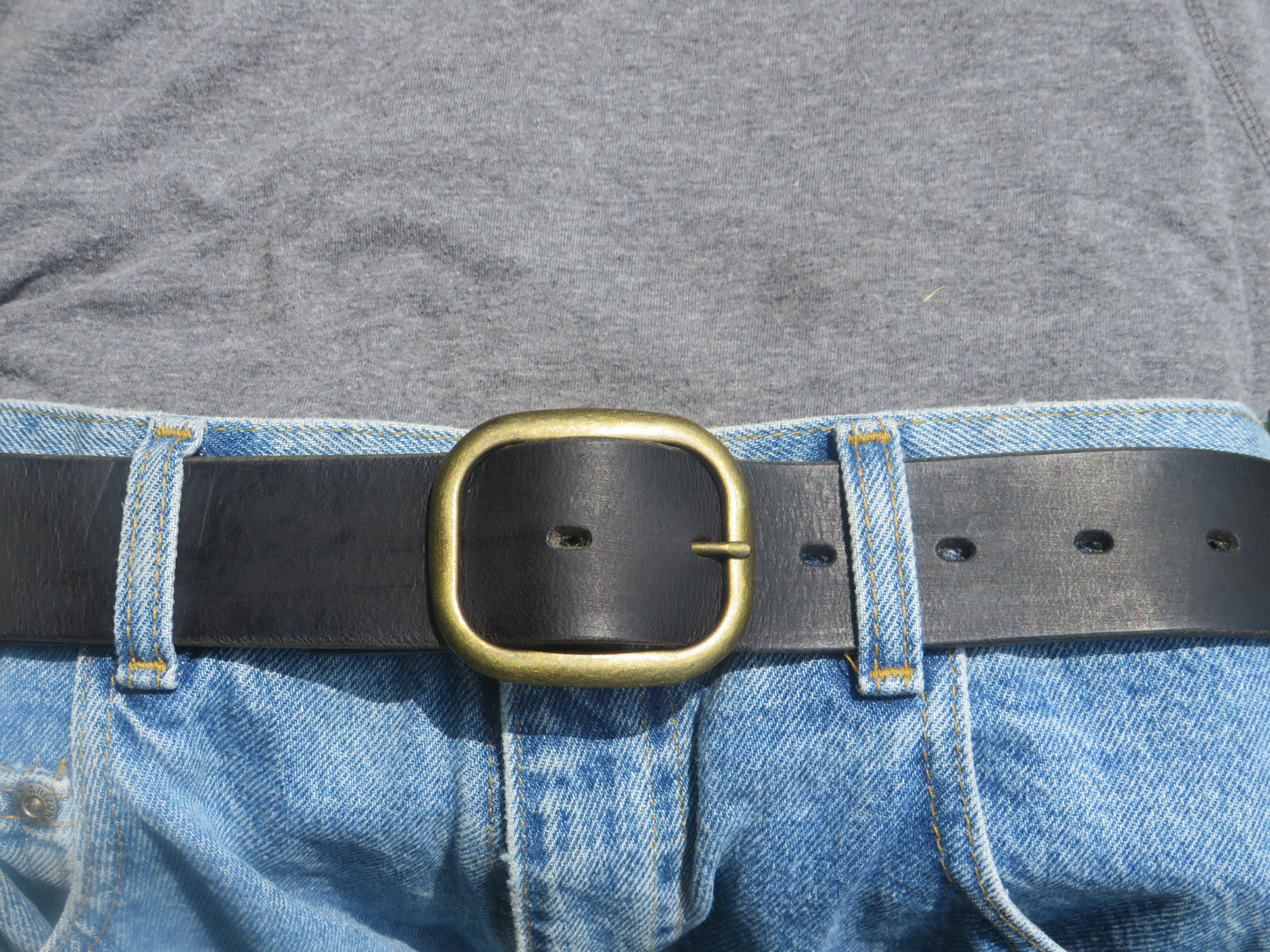 1 1/2" Custom Handcrafted full grain leather belt