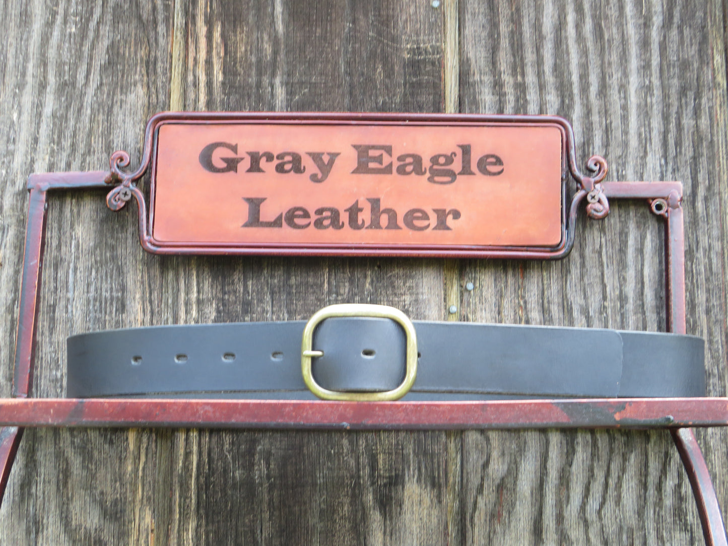 1 1/2" Custom Handcrafted full grain leather belt