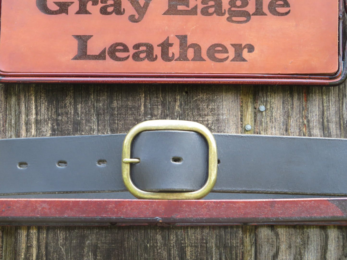 1 1/2" Custom Handcrafted full grain leather belt