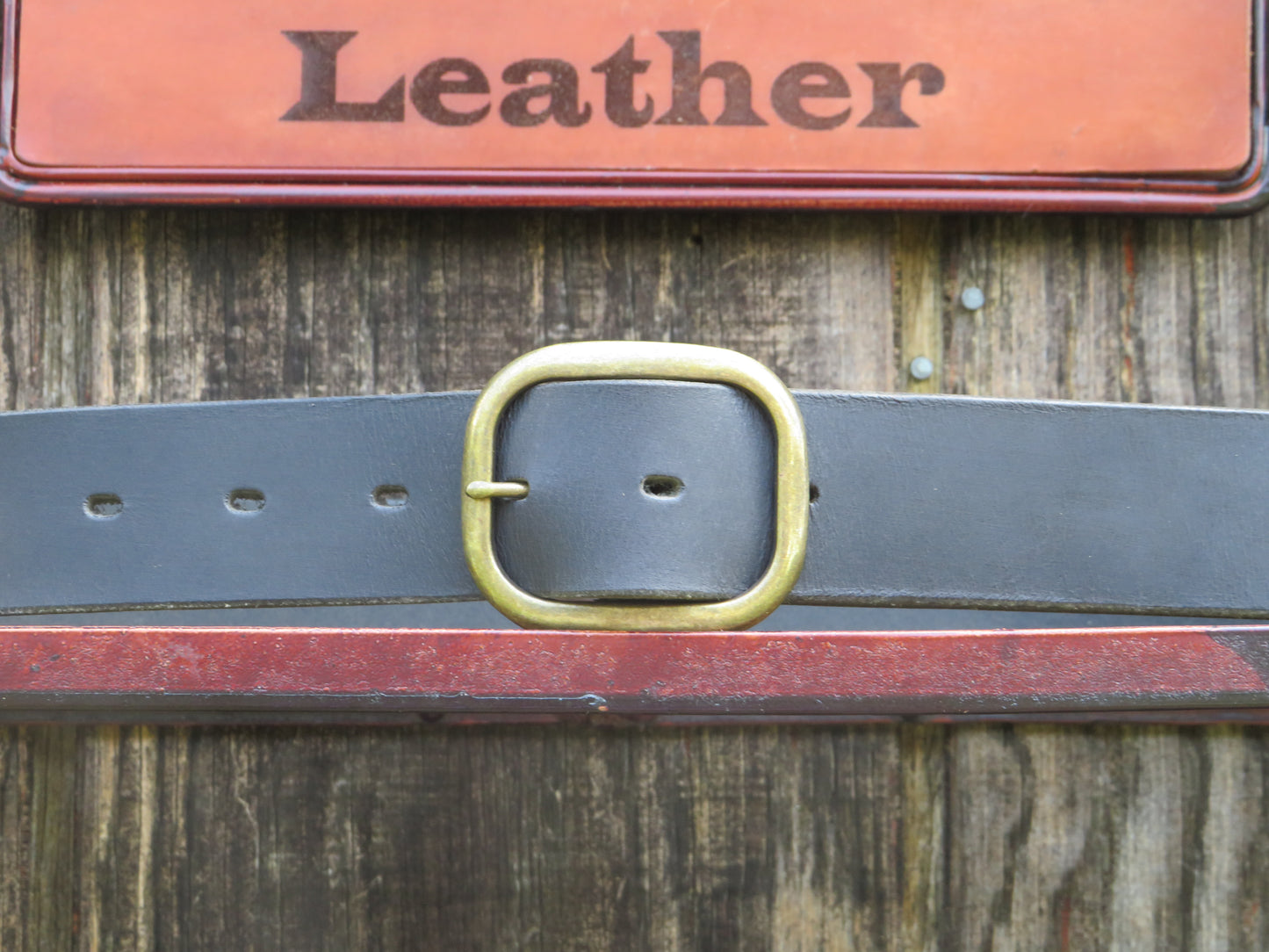 1 1/2" Custom Handcrafted full grain leather belt