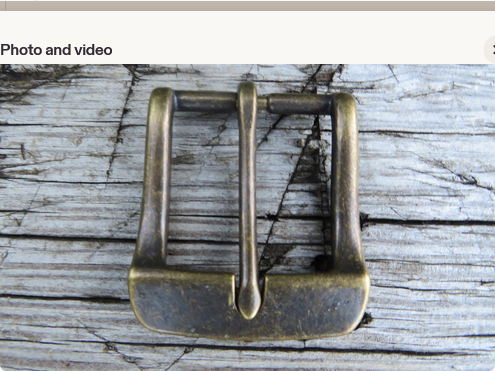1 1/2" wide buckle- antique brass, antique copper, antique steel finish