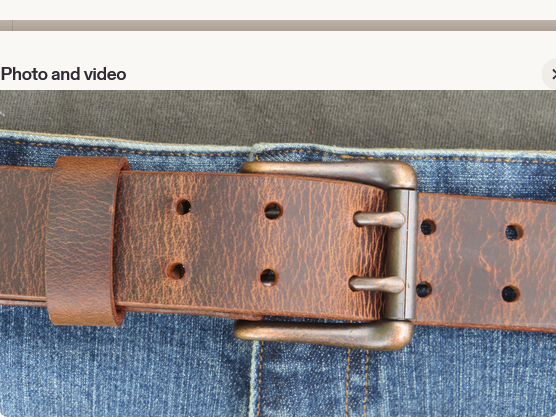 1 1/2" Custom Handcrafted leather belt full grain leather belt