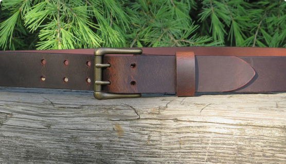 1 1/2" Custom Handcrafted leather belt full grain leather belt