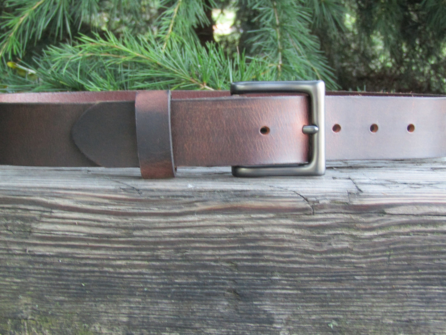 1 1/2" Custom Handcrafted Crazy Horse leather belt