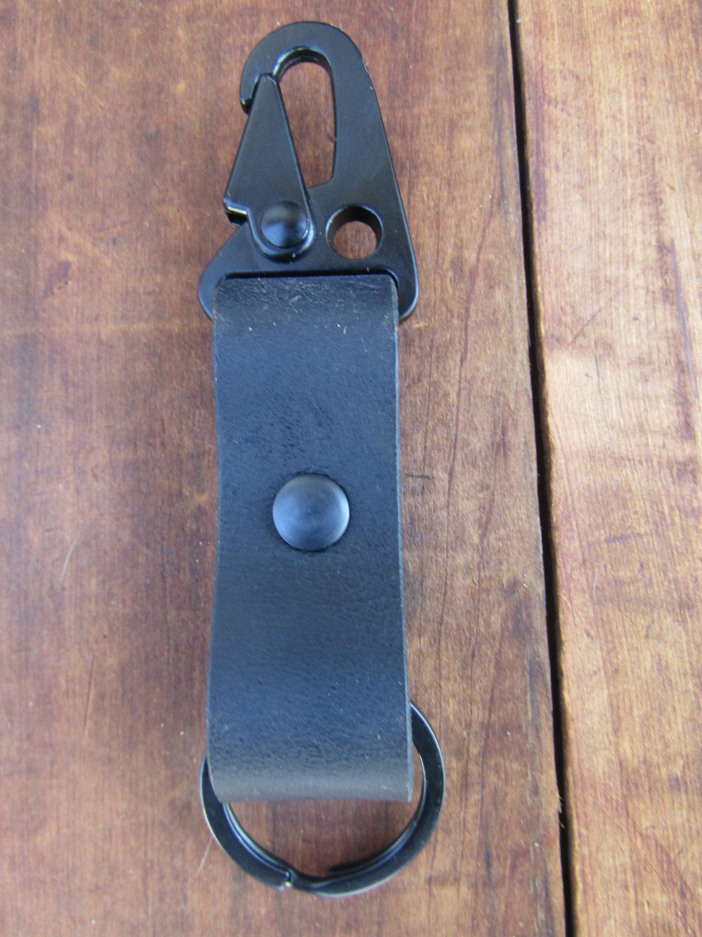 Full Grain Leather Keychain, Leather Clip Keychain, Handmade Leather Keychain, EDC Keychain,  Tactical Keychain, Minimalist Key chain