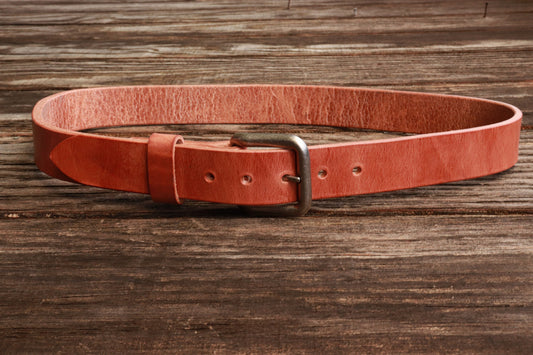 1 1/2" Heavy-Duty Hermann Oak Harness Leather Belt | Handmade in USA