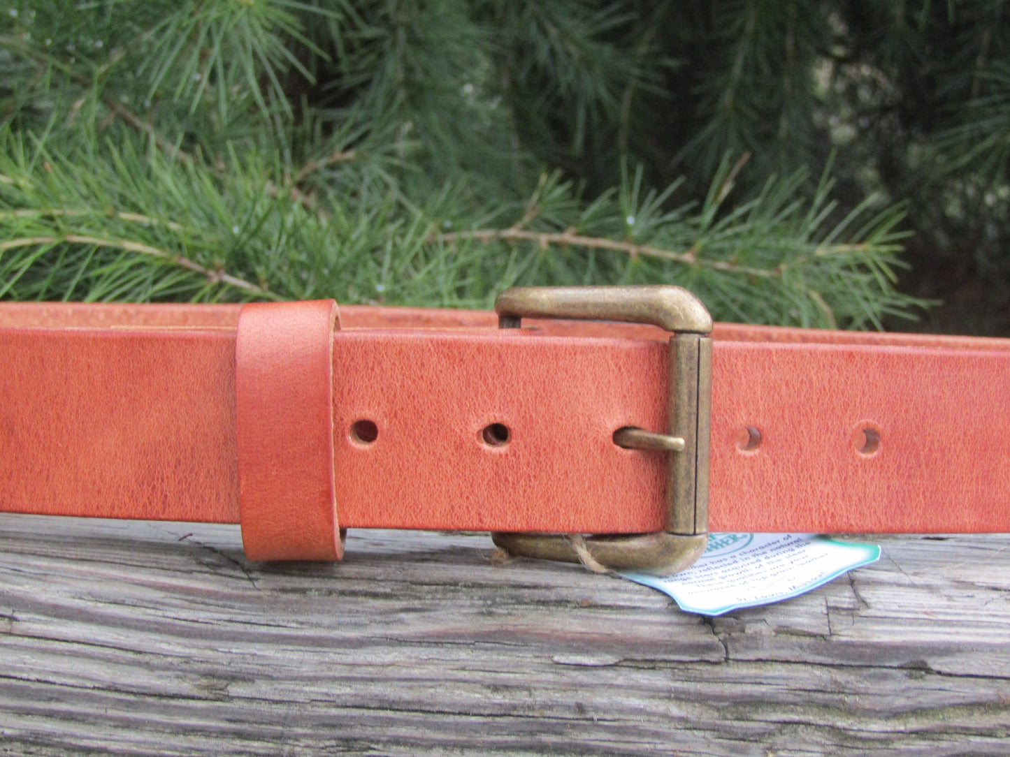 1 1/2" Hermann Oak Harness Leather belt/ Men's  thick  work belt/ gun belt/ casual belt/  Made in USA/  Custom made/ Rugged Belt/ Thick belt