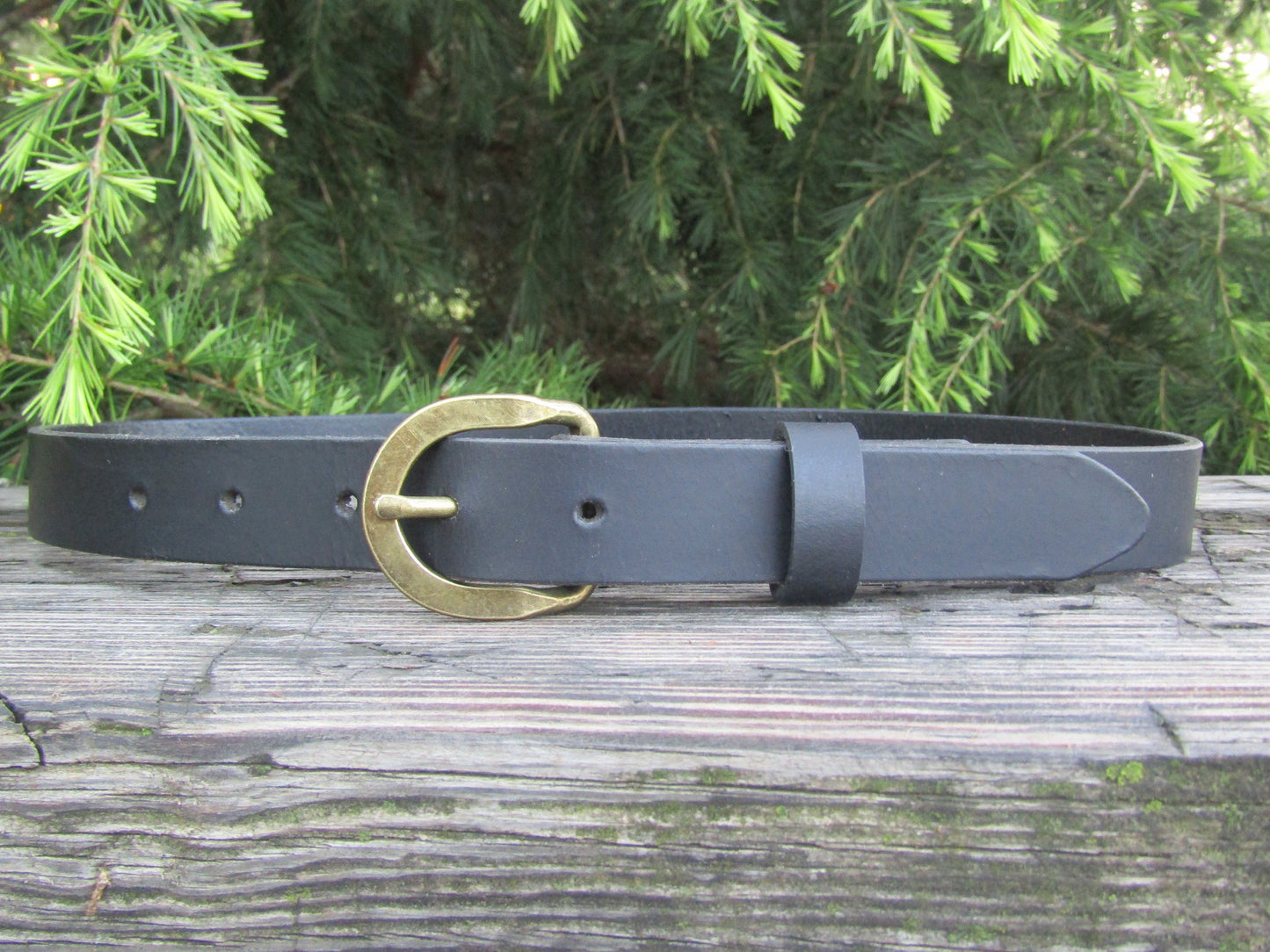 Custom handmade leather belt black leather womans belt 1 inch wide leather belt  womans leather belt mens leather belt