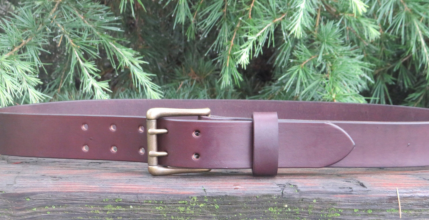 Dark brown Bridle Leather belt mens leather belt womans leather belt  Made in USA with US hides  Custom made belt handmade leather belt