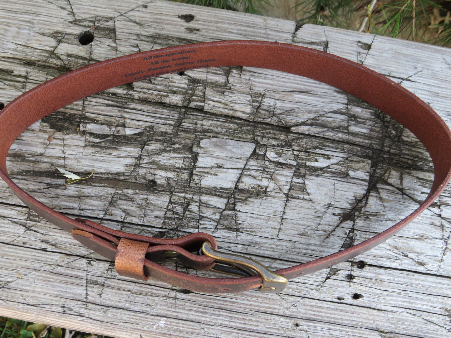 Ships Today 27 inch waist Crazy Horse Water Buffalo leather,Rustic leather belt ,Full Grain leather belt size 29