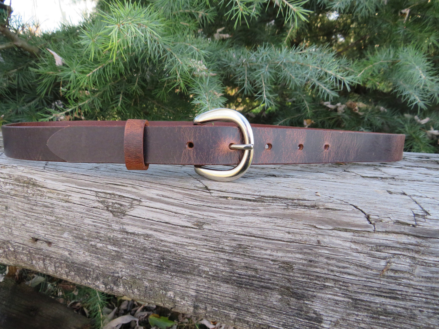 1 inch wide leather belt Narrow leather belt Womans leather Beltfull grain brown leather belt mens leather belt womans leather belt