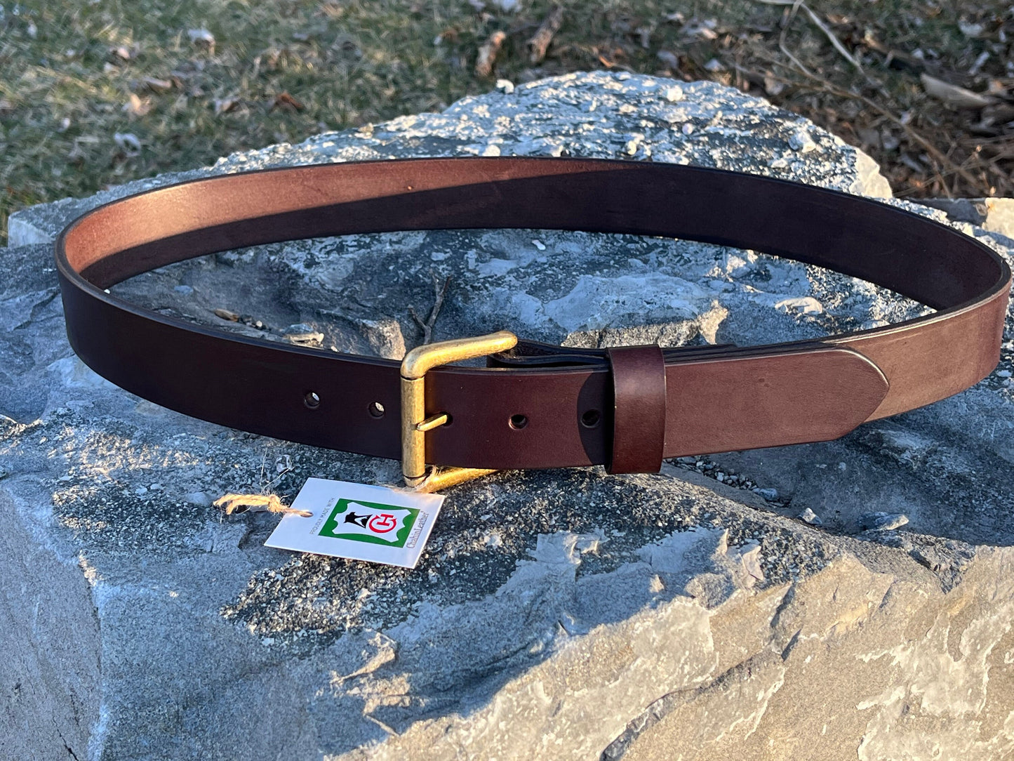 Dark brown Bridle Leather belt, mens leather belt, womans leather belt.  1.5 wide leather belt  Custom made belt, handmade leather belt