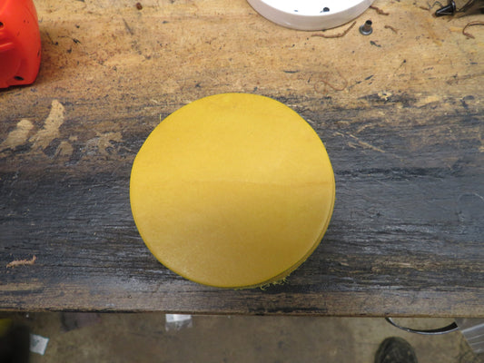 Ships today!! Set of 4 Full Grain Yellow Leather coasters, finish them your way, or use them like this