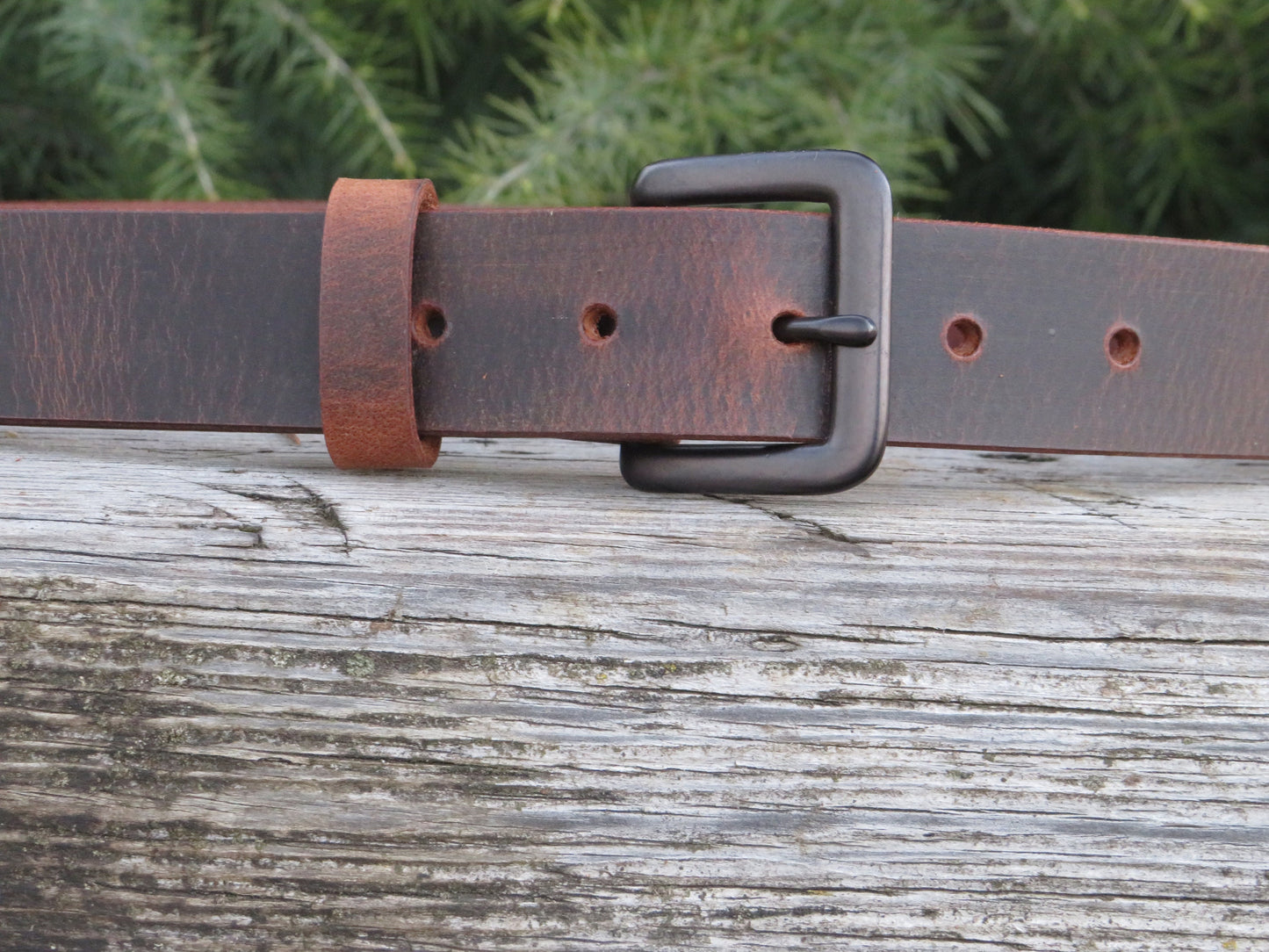 Ships Today 32 inch waist Crazy Horse Water Buffalo leather,Rustic leather belt ,1 1/4 inch wide belt Full Grain leather belt size 34