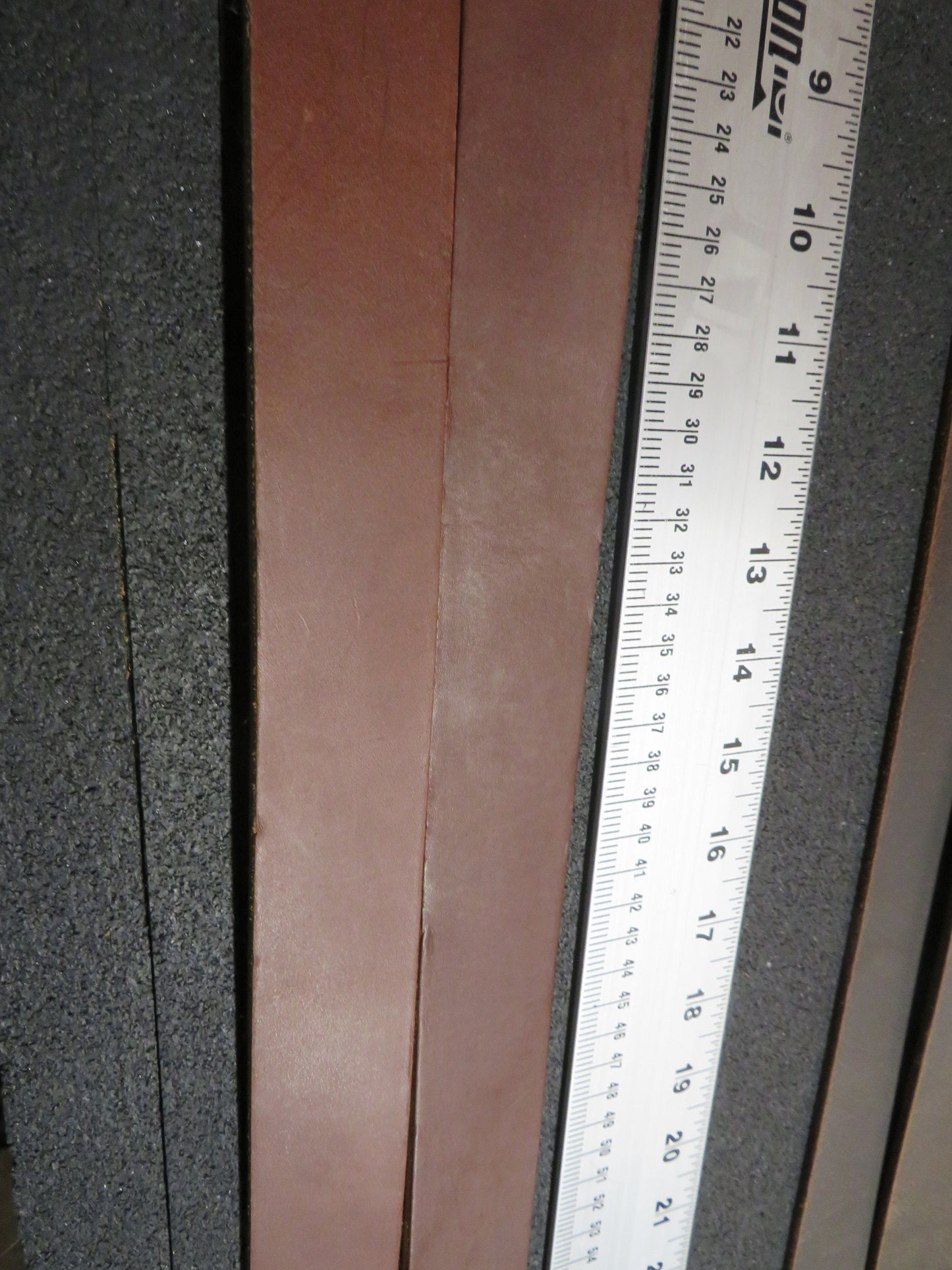 2 Medium bridle Leather  straps, leather scrap, craft leather, 7 feet 1 1/2 inch wide,  DIY leather project