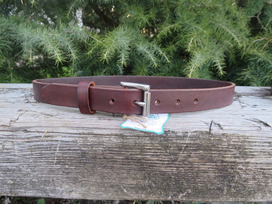 New Discounted 26 waist size 28 belt size, 1 inch Hermann Oak  Latigo Leather ,  Made in US with US hides, leather belt, womans leather belt