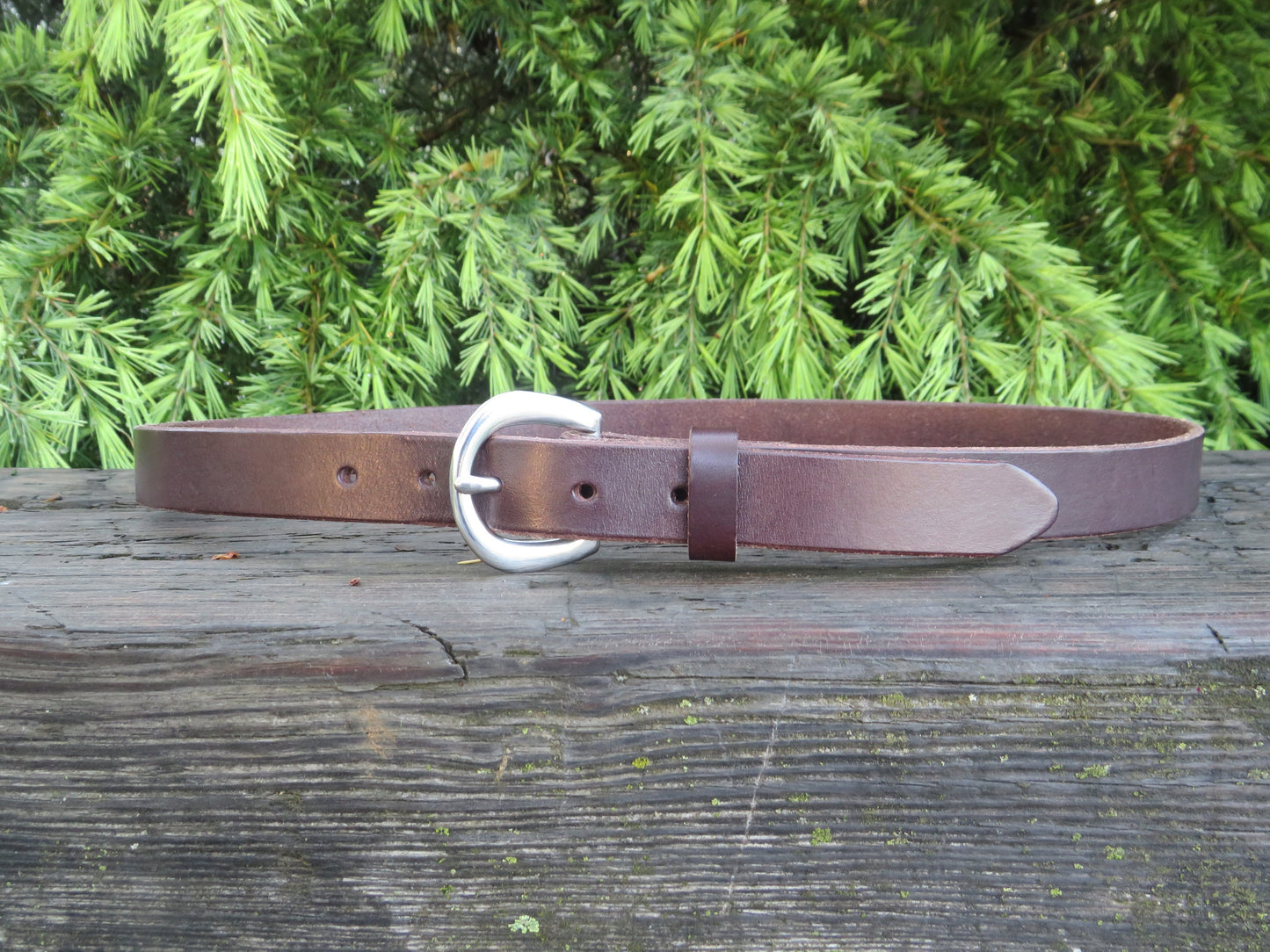 New Discounted 32 waist size 35 belt size, 1 inch Hermann Oak  Latigo Leather ,  Made in US with US hides, leather belt, womans leather belt