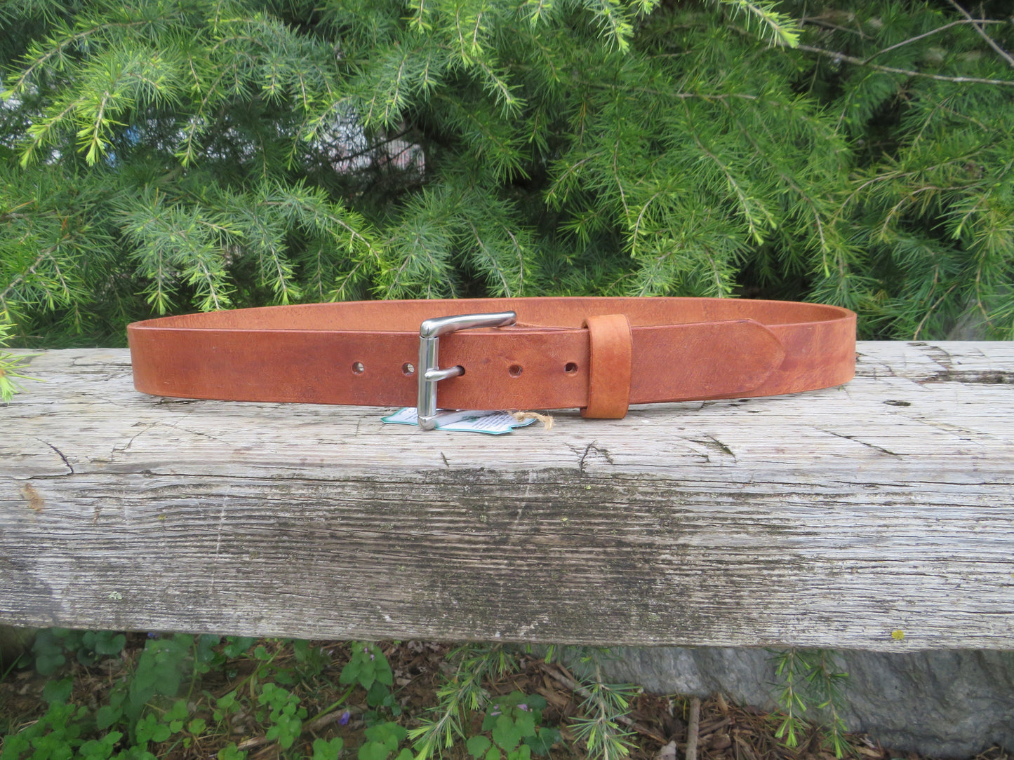 Discounted size 38 inch waist Hermann Oak Harness Leather belt, rugged leather belt , thick leather belt,  unisex leather belt, 41 belt size