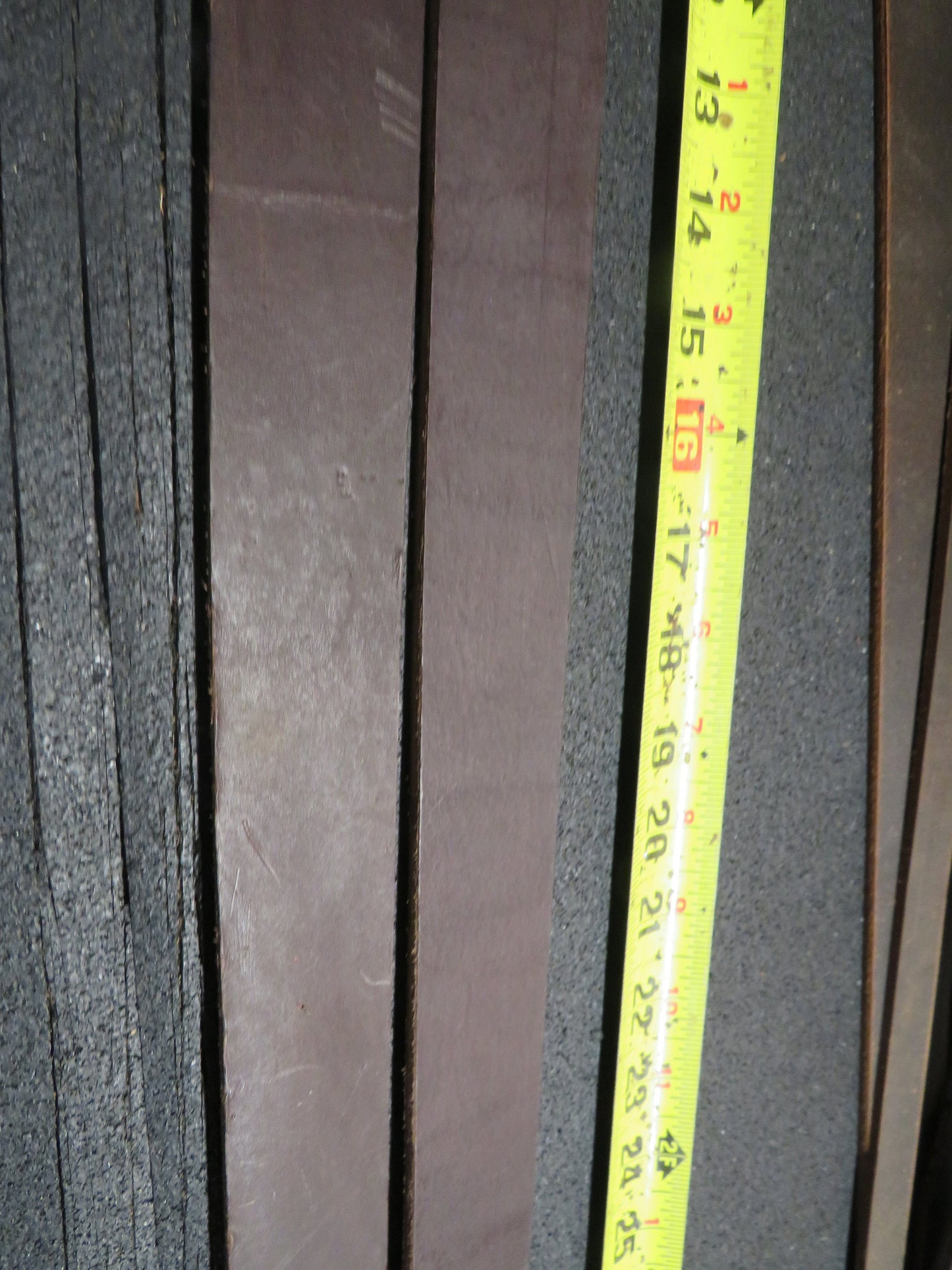 2 dark brown bridle Leather  straps, leather scrap, craft leather, 5 feet 1 1/2 inch wide,  DIY leather project