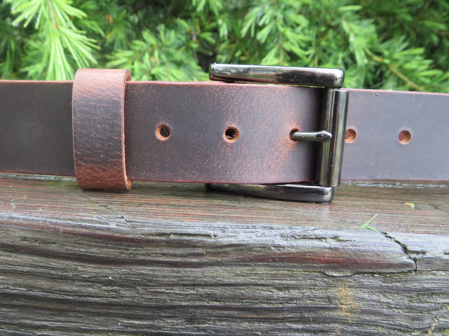 Ships Today 34 inch waist Crazy Horse Water Buffalo leather,Rustic leather belt ,Full Grain leather belt size 37