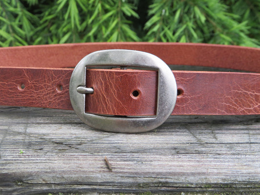 Discounted 1 inch belt 30 waist size 33 Belt sizeAntique Finish Water Buffalo leather belt  mens leather belt, womans leather belt