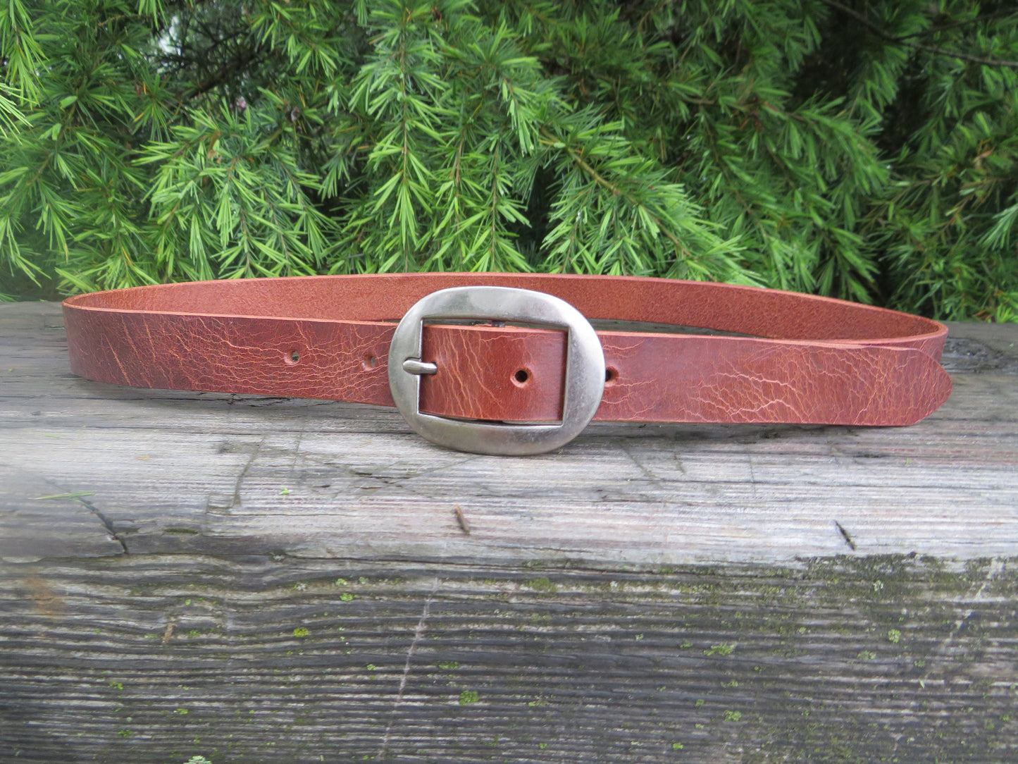 Discounted 1 inch belt 30 waist size 33 Belt sizeAntique Finish Water Buffalo leather belt  mens leather belt, womans leather belt