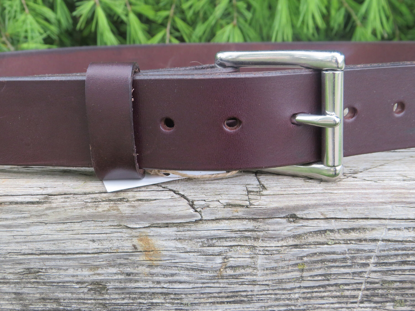 Discounted 36 inch waist Dark brown bridle Leather belt, thick leather belt,  Made in US with US hides 39 belt, leather work belt