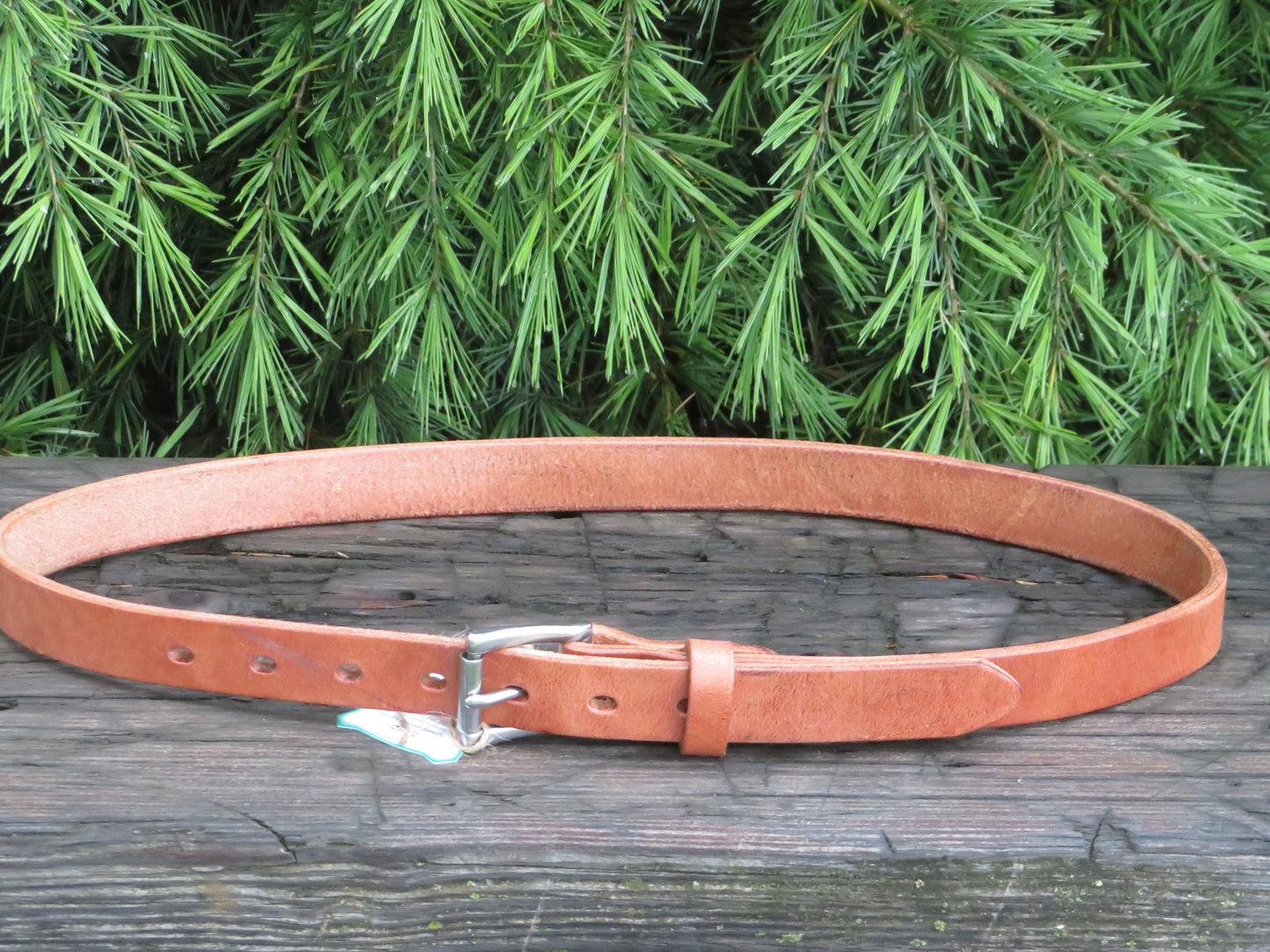 Discounted size 32 inch waist Hermann Oak Harness Leather belt, rugged leather belt , thick leather belt,  unisex leather belt, 35 belt size