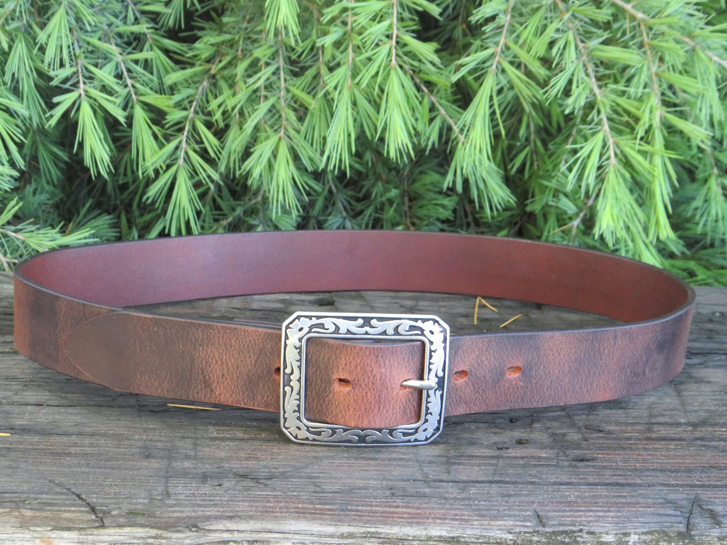 1 1/2" Custom Handcrafted leather belt Mens leather belt Made in USA Water Buffalo leather belt, full grain leather belt,womans leather belt