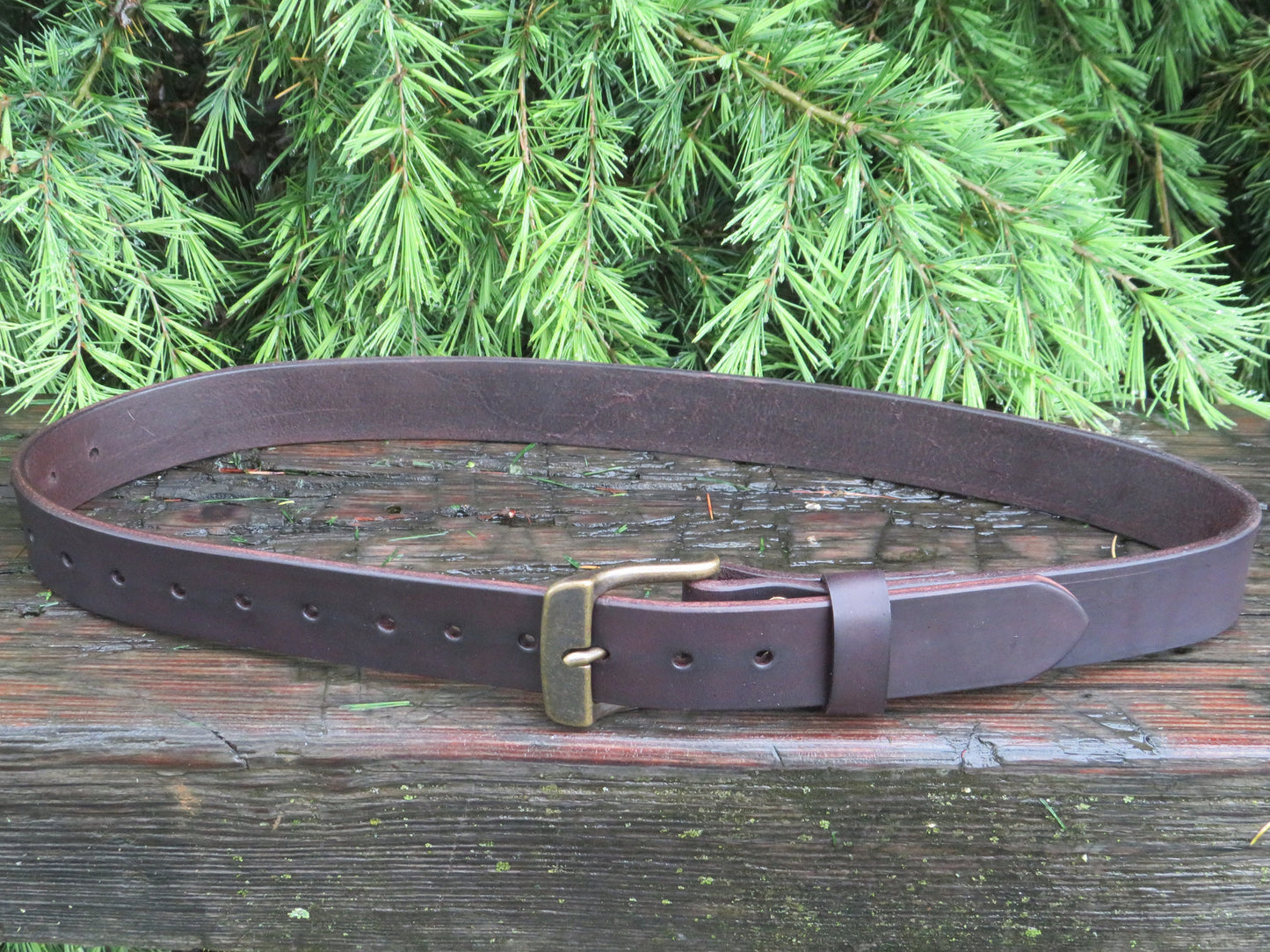 Discounted 29-40 inch waist Dark brown bridle Leather belt, thick leather belt,  Made in US with US hides 30-42 belt, leather work belt