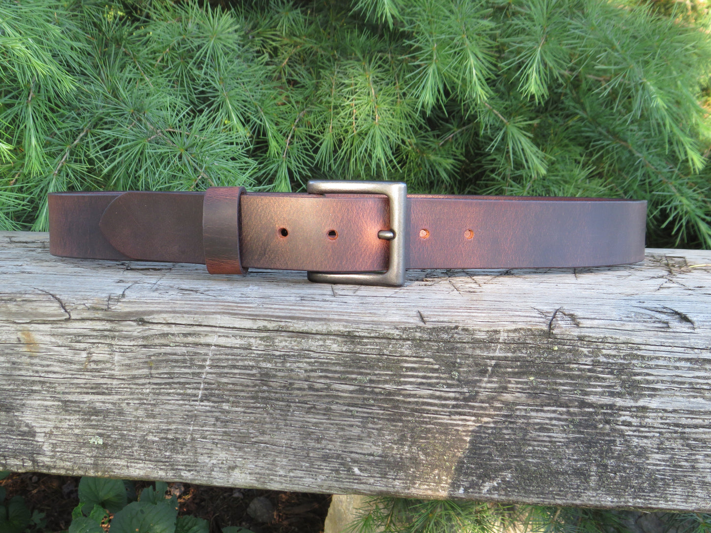 Ships Today 32 inch waist Crazy Horse Water Buffalo leather,Rustic leather belt ,1 1/2 inch wide belt Full Grain leather belt size 34.5