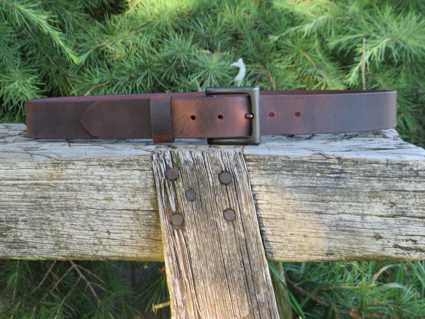 Ships Today 32 inch waist Crazy Horse Water Buffalo leather,Rustic leather belt ,1 1/2 inch wide belt Full Grain leather belt size 34.5