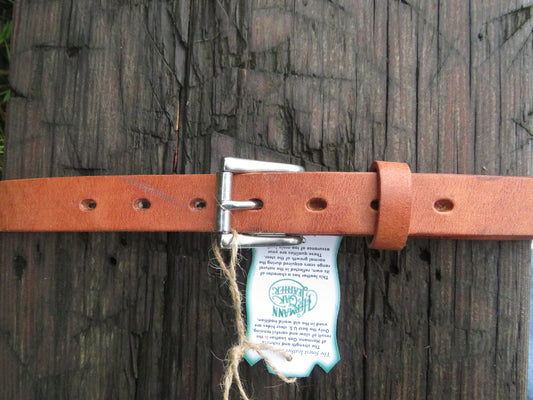 Discounted size 32 inch waist Hermann Oak Harness Leather belt, rugged leather belt , thick leather belt,  unisex leather belt, 35 belt size