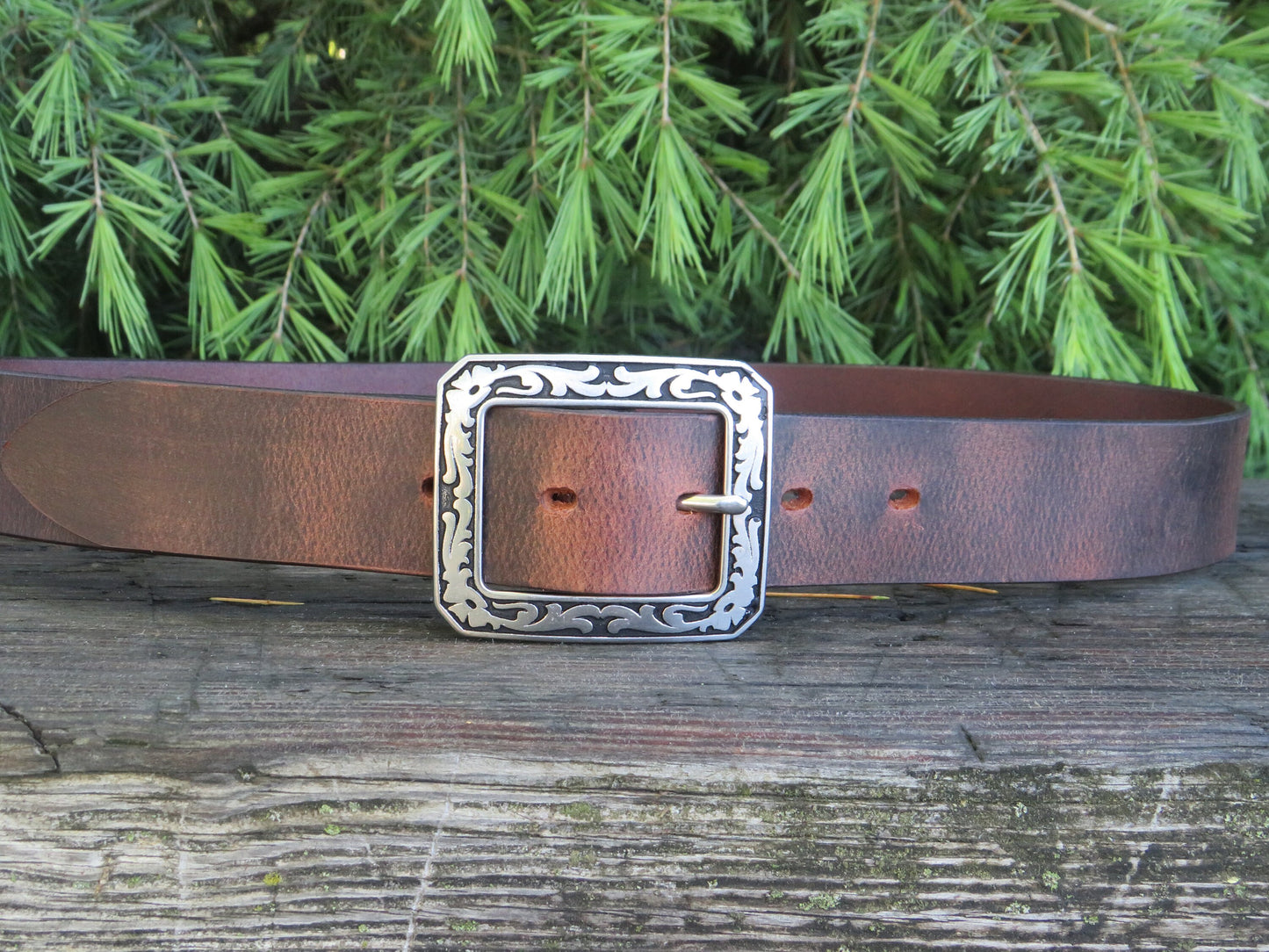 1 1/2" Custom Handcrafted leather belt Mens leather belt Made in USA Water Buffalo leather belt, full grain leather belt,womans leather belt