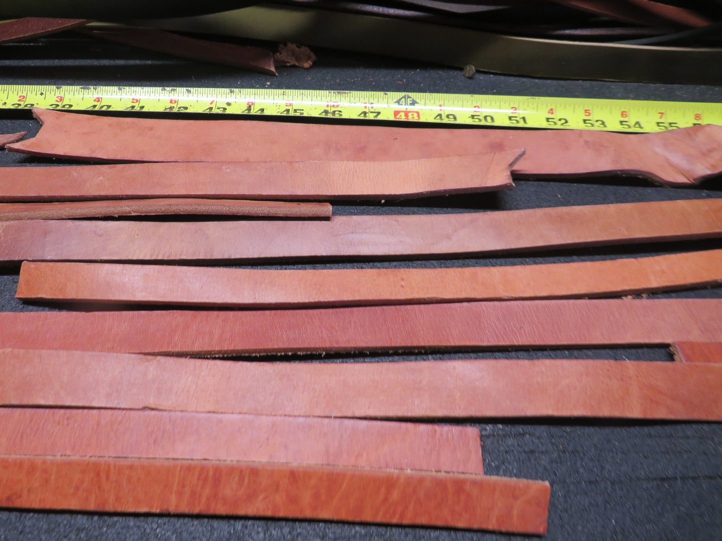 25 Hermann Oak harness leather straps 1-6 feet long  leather DIY leather project,leather straps, craft leather DIY leather project