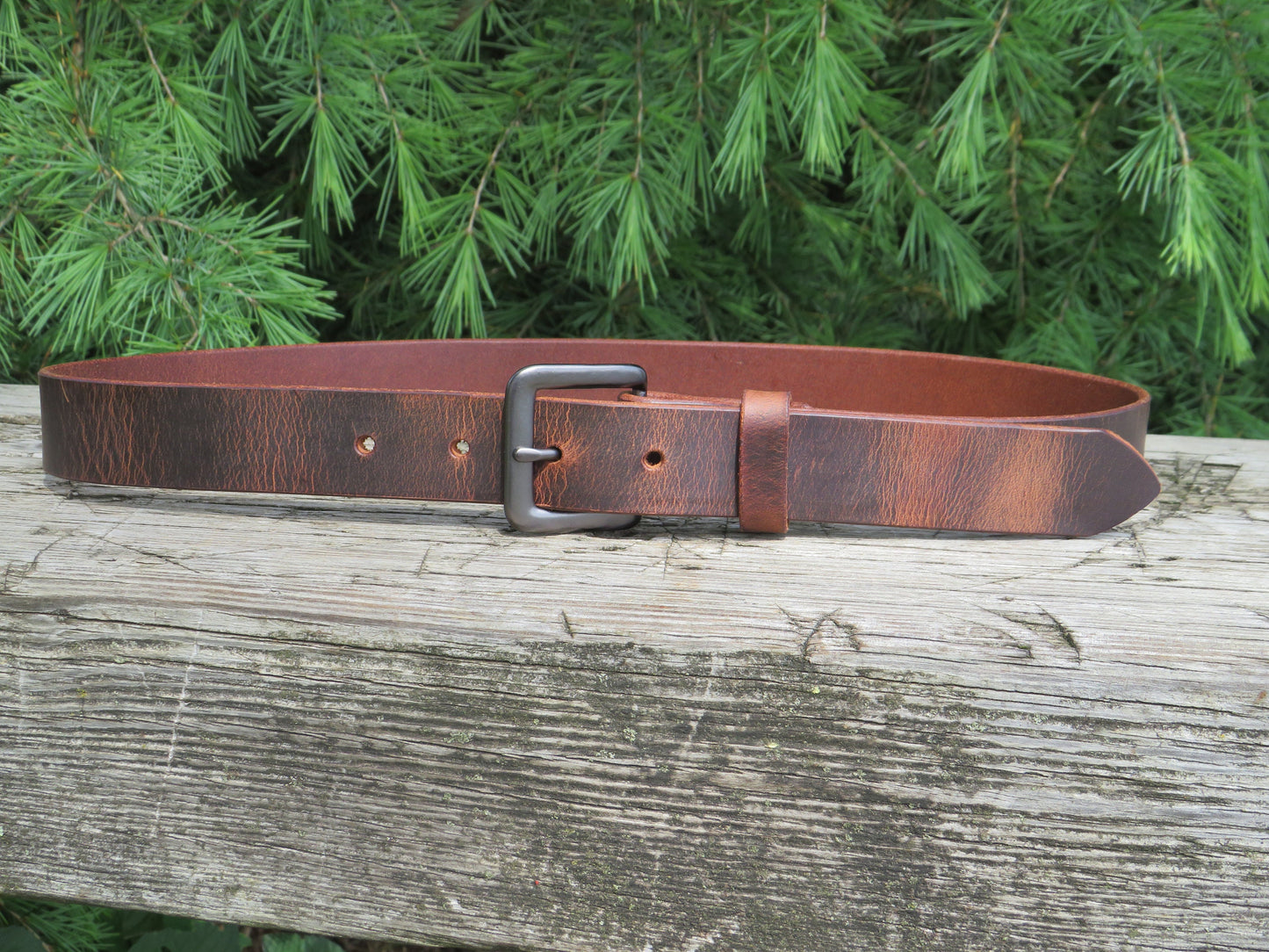 Ships Today 30 inch waist Crazy Horse Water Buffalo leather,Rustic leather belt ,1 1/4 inch wide belt Full Grain leather belt size 32