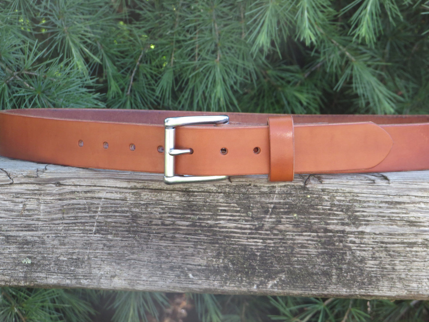 Discounted 40 inch waist harness leather belt, thick leather belt,  Made in US with US hides 43 belt, leather work belt