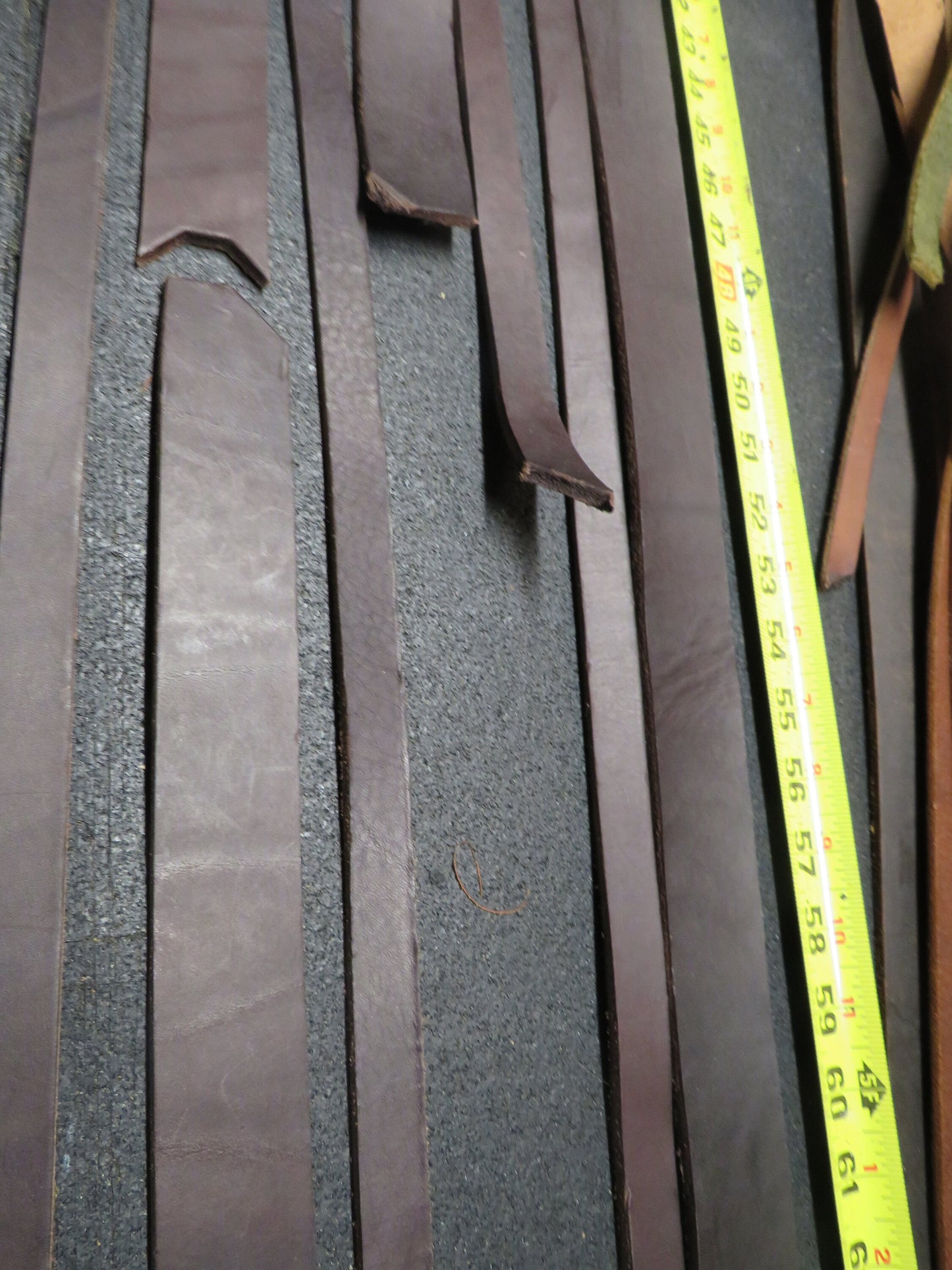 dark brown leather straps bridle Leather straps, leather scrap, craft leather, 6 feet DIY leather project