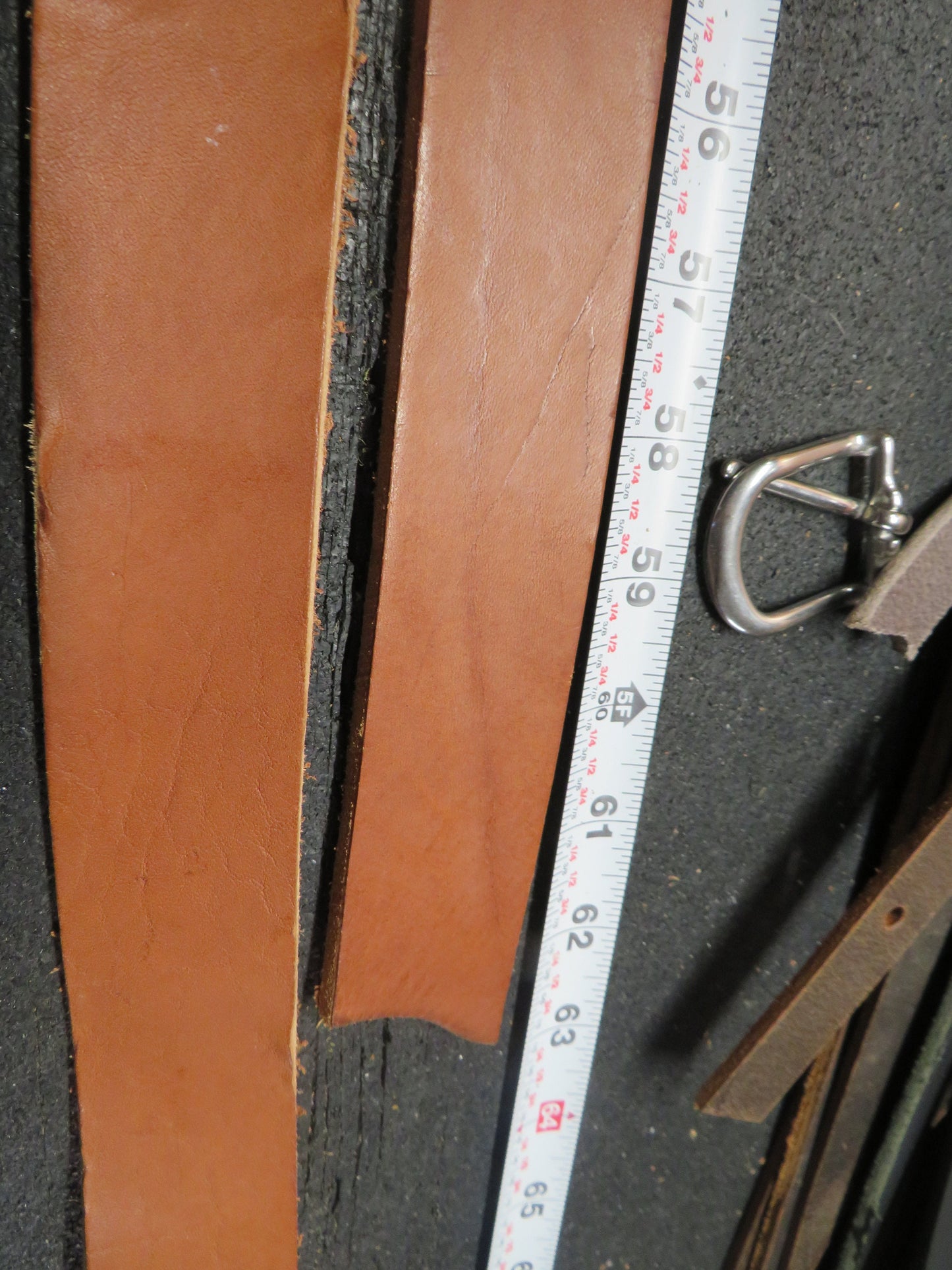 2  leather  straps  wide strap of Chanin harness leather 5-6 feet long, belt blank, leather strap, larp project leather,Ships Today