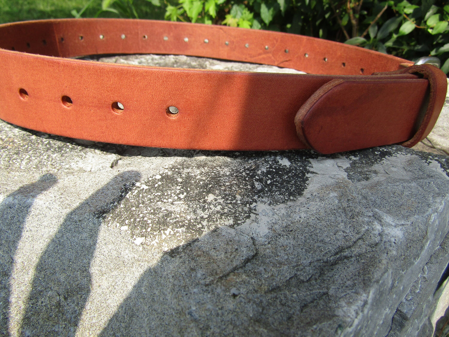 Hermann Oak Harness Leather Men's  thick work belt, gun belt, casual belt.  Made in US with US hides.  Custom made, Rugged Belt, Thick belt